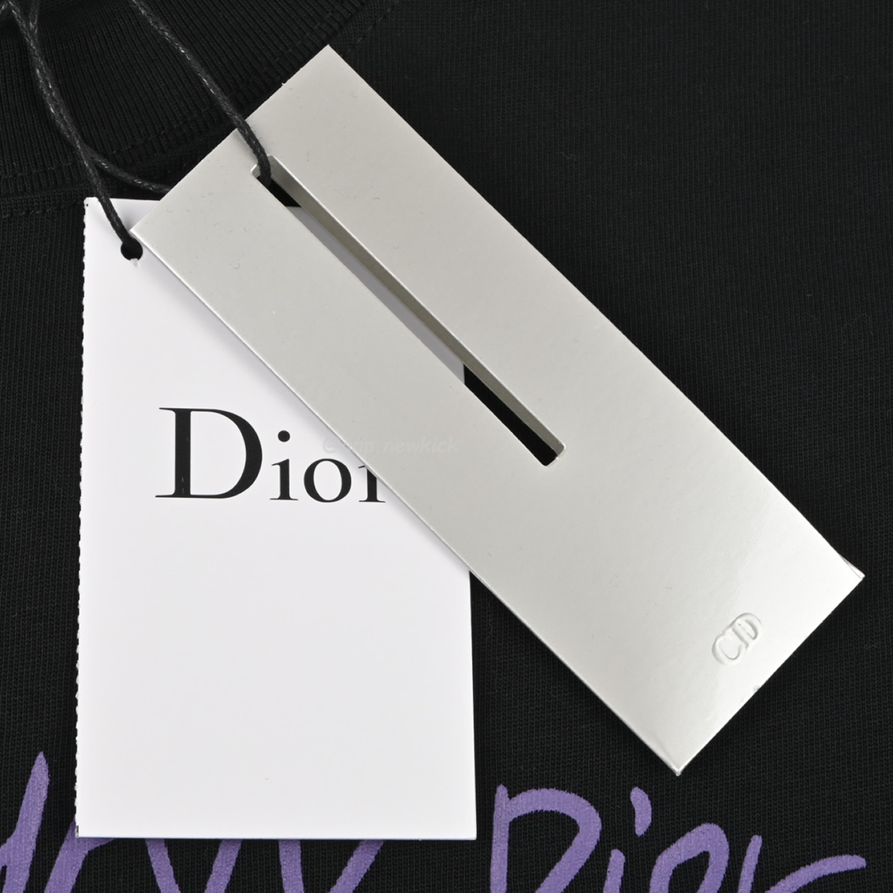 Dior Hand Drawn Sketch Logo Graffiti Short Sleeved T Shirt (6) - www.newkick.vip